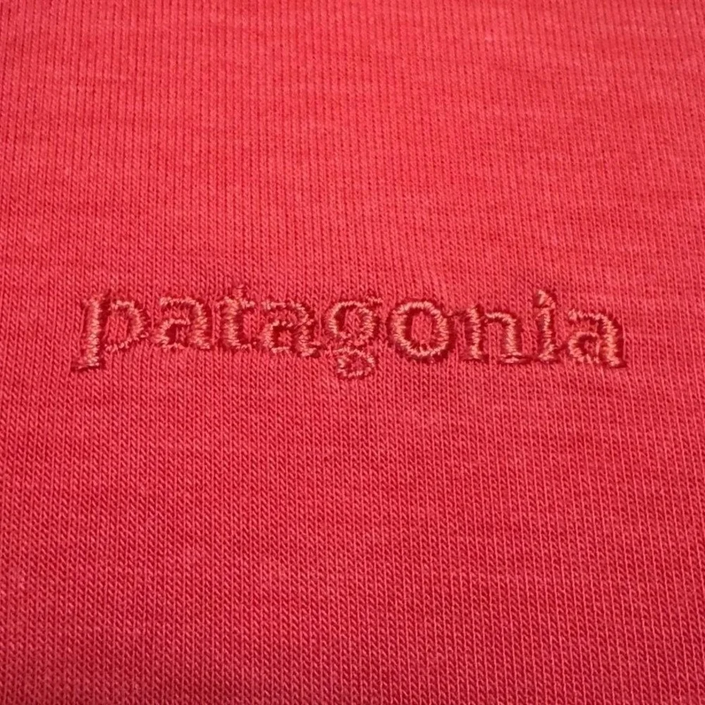 Patagonia Cactusflats Polo Shirt Mens L Static Red Tencel Blend Outdoor Casual - Picture 5 of 9